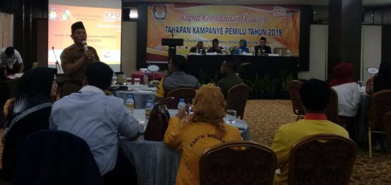 KPU Kota Pekanbaru Perbolehkan Partai Politik Untuk Menambah Jumlah Alat Peraga Kampanye